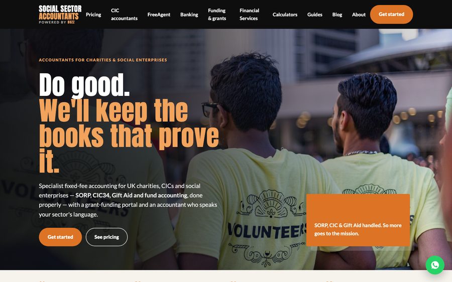 The Charity & social enterprise accountants website