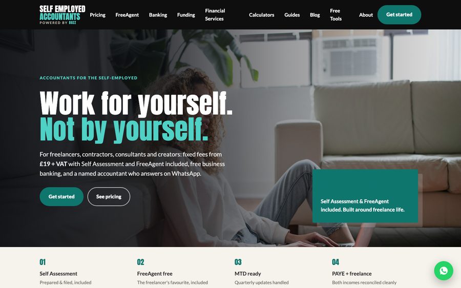 The Self-employed accountants website